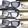 New Women Sunglasses Frames Designer Classic Triangle Decorative Temples Gold Ladies Driving Outdoor shades Customizable 1.61 1.67 glass