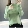 Frauen Pullover Halb Hohen Kragen Warme Frauen Frühling Herbst Winter Koreanische Mode Lässig Schöne Frau Weibliche OL Nette Rollkragenpullover 220906