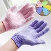 Badborstar för skalning av exfolierande Mitt Glove duschskrubbhandskar motstånd Kroppsmassage svamp tvätt hud fuktgivande spa skum