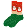 Männer Frauen Socken Baumwolle Halloween Weihnachtsbaum Schnee Elch Geschenk Kniehohe Herbst Winter Socke