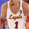 WSKT bär anpassade Loyola Chicago Ramblers college baskettröjor Lucas Williamson Ryan Schwieger Braden Norris Aher Uguak Marquise Kennedy Ch