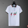 2023 designer polo a righe maglietta lettera pullover camicia ape ricamo floreale moda donna high street top da uomo S-3XL