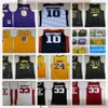 NCAA Mens Kids Lower Merion 24 Bryant Basketball Jersey Vintage Shirt 8 33 10 Team USA College Jerseys Purple Yellow Black White231y
