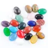19 Colors Natural Gemstones Oval 13x18mm Cabochon No Hole CAB Loose Beads for DIY Jewelry Making Earrings Bracelets Necklace Accessories BU300