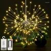 Stringhe lucine Led String fuochi d'artificio filo di rame impermeabile fai da te scintillio festa di nozze lampada dente di leone