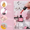 Kit per nail art SHELLOLOH Set per manicure con lampada per asciugatura Smalto per gel Smalto semipermanente Top Base Coat Strumenti di progettazione