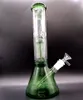 12 Zoll grüne Glaswasserbong-Wasserpfeifen Super dicke Rauchrohre weiblich 18 mm mit Baumarm Perc