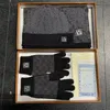 Шляпы Scarve Gloves Sets Дизайнерские мужские шарф -шарф набор роскошные шляпы вязаные кепки Ski Sarves Unisex Winter Outdoor Fashion наборы