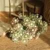 Faux Floral Greenery Kunstmatige Kleine Daisy Wilde Chick Chick Xiaoyeju Verse Met Gras Chrysant Plastic Bloem Tuin Bruiloft Thuis Kerst Decor J220906