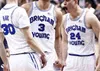 WSKT носит Custom 2021 Brigham Young Cougars Byu College Jersey Basketball Yoeli Childs TJ Haws Джейк Трупсон Коннор Хардинг Далтон Никсон Фредетт