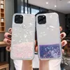 Love Heart Glitter Phone Caso para iPhone 14 13 12 11 Pro Max x Xr Xs Max 6s 6 7 8 5 SE 2020 Liquid Quicksand Bling Liginas Tampa