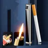 Nieuwe metalen navulbaar gas lichter retro slijpwiel Torch compacte winddichte lichtere butane sigarettenaansteker dame roken cadeau6909408