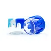 50pcs/Los 6ml Silikonbehälter mit Glasbox Ölglas Wachs Tupfrohr -Werkzeug -Mischungsfarbe für Großhandel und Einzelhandel