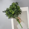 Faux Floral Greenery Artificial Flower Hanging Frost Begonia Flower Artificial Plant Greening Layout Home Dining Room Living Room J220906