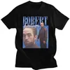 Erkek Tişörtleri Robert Pattinson 90s Vintage Unisex Siyah Tshirt Erkekler Tişört Büyük Boy Grafik Tişörtleri% 100 Pamuk T-Shirt Adam Kadın Tees Tops 220905