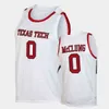 Wskt College Wears Bryson Williams Texas Tech Basketball Jerseys McCullar Terrence Shannon Jr. Kevin Obanor Davion Warren Marcus Santos-Silva Ado