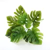 Faux Floral Greenery Artificial Flower Green Plant Pickled Wall Decoration Simulation Plant Leaf Background Wall Flower Piece Material J220906