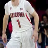 Wskt porte un maillot de basket-ball personnalisé des Wildcats de l'Arizona 2021 Steve Kerr Chase Jeter Ira Lee Devonaire Doutrive Zeke Nnaji Nico Mannion Josh