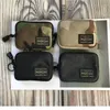 DHL100pcs Coin Purses Women Polyester Earphone Square Short Wallet Mix Color