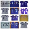 NCAA College LSU Tigers voetbalshirts 2 Justin Jefferson 3 Odell Beckham Jr. 5 Derrius Guice 7 Leonard Fournette Jersey