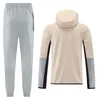 Mens football tracksuits sporty sets Designer Hooded print logo Leisure Fashion Pullover Tech fleece Sweatshirts zipper winter jacket and trousers set
