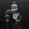 Roken Quartz Banger Carb Cap Set 25mm kwarts nagel 14 mm mannelijke vrouwelijke TERP platte bovenbangers voor Dab Rigs Glass Bongs