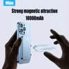 Power Power Banks 10000mAh لـ iPhone 13 12 Magnetic Power Bank Glass Metal PD 20W شحن سريع لاسلكي 15W SAFE EXT9019601