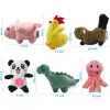 ألعاب الكلاب مضغات الصراخ لجرو صغير متوسطة الكلاب محشوة Samll BK مع 12 Plush Pet Toy Toy Cute Safe Pack Pack Teet MXH4664040