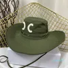 Chapéus de balde largo Chapinhos de designer Fisher Hat Ladies Caps Holiday Beach