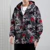 Erkek Ceketler Erkek Kamuflaj Windbreaker Sonbahar Kapşonlu Marka Moda Sıradan Erkek Giyim Hip Hop Spor Giyim Büyük Boy 8xl 220905