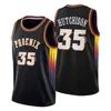 Homens Devin Booker Chris Paul DeAndre Ayton Cameron Payne 75th Anniversary Mixtape Edition Jersey de basquete