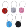 Other Electronics 3 Dial Digit Password Combination Padlock Suitcase Luggage Metal Code Lock Mini Coded Keyed Anti-Theft Locks