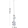 Pingentes bola de cristal prisma vidro lustre pendurado pingente iluminação sonho sun catcher festa casamento decoração casa gc0906