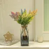 Faux Floral Greenery Home Simulation Vase Flower Decoration Simulation Plant in Misting Old Lavender Indoor Restaurant J220906