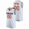 James College Basketball veste o College 2019 Champions Virginia Cavaliers Kyle Guy White Jersey #5 UVA NCAA Final Four #12 de '