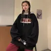 Sweats à capuche pour femmes Hiphop Pull rouge Pull Goth Sweatshirts Vintage Streetwear Kawaii Femmes Mode Grunge Esthétique Vêtements Urban Tops