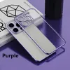 Ultra Thin Phone Cases For iPhone11 12 13 14/pro/promax/max/12 13/mini/xr/xs/xsmax/7 8/plus/SE2 Frosted Electroplated Transparent Case