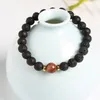 Natuurlijke lava stenen handgemaakte kralen strengen bedel armbanden yoga elastische armband sieraden voor vrouwelijke mannen minnaar