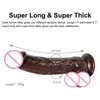 Beauty Items 27cm elastische realistyczne ogromne dildo analne butt plug erotische penis z przyssawk dorosych zabawki dla kobiet