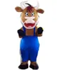 2022 Animal Vache Props Costume De Mascotte Halloween Noël Fantaisie Fête Personnage De Dessin Animé Costume Costume Adulte Femmes Hommes Robe Carnaval Unisexe Adultes