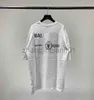 Designer Balancigas T -shirt Vintage oversized sweat luxe modemerken heren en damesliefhebbers nieuwe Paris mozaïek losse casual bb trend katoen balenciga tee