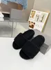 Slipper Designer Slides Women Sandals Pool Pillow Heels Cotton Fabric Straw Casual slippers for spring and autumn Flat Comfort Mules Padded 0829
