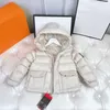 2022 Designer Bébés Filles Vers Le Bas Manteau Mode Hiver Nouveaux Garçons Et Filles Outwear Épaissi Édredon Blanc Trois Anti Lavable Enfants Manteaux Chauds