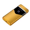 New Double ARC Electric USB Lighter Rechargeable Plasma Windproof Pulse Flameless Cigarette lighter colorful charge usb lighters E2229403