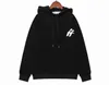 Realfine Hoodies 5A OFWhite Diag Arrow Slim Jersey Sudadera con capucha para hombre Talla M-3XL