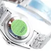 Nowy ładny automatyczny zegarek 2813 Ruch 40 mm gładka ramka zegarki zegarki ze stali nierdzewnej Niebieski Lume Dark Rhodium Dial 114300 Męs WRI9521807