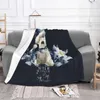 Dekens schattig West Highland White Terrier Dog Deken Warm Fleece Soft Flanel Westie Puppy Throw voor beddengoed Couch Outdoor