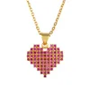 Colliers de bijoux Pendants Rea Heart Chain Chain