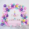 Diğer Etkinlik Partisi Malzemeleri Macaron Pembe Balon Çelenk Kemeri Kiti Düğün Doğum Partisi Dekorasyon Çocuklar Globos Gold Confetti Lateks Balon Bebek Duş Kız 220906