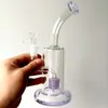 8.5 inch Thick Glass Water Bong Hookahs with Tire Perc Oil Dab Rigs Female 14mm Smoking Pipes